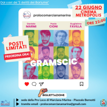 Il 22 giugno a Marciana Marina &quot;GRAMSCIC&quot; con Daniele Marmi, Guglielmo Favilla e Paolo Cioni