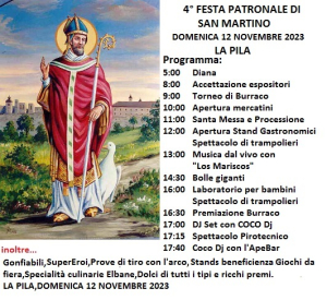 A La Pila si celebra la Festa Patronale di San Martino