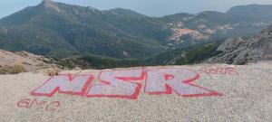 Fotocronaca: Graffitari sul Monte Capanne