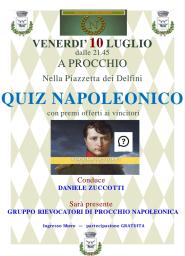 Il 10 luglio torna a Procchio il Quiz Napoleonico