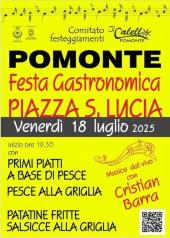 Festa gastronomica e musica a Pomonte