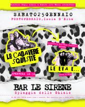 Al bar Le Sirene una serata musicale con "Le Eva e.." e " Le Cadavere Squisiste"