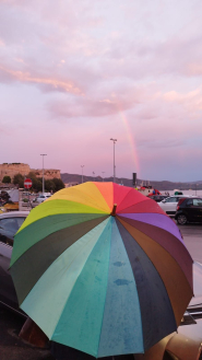 L'iride e l'ombrello iridato