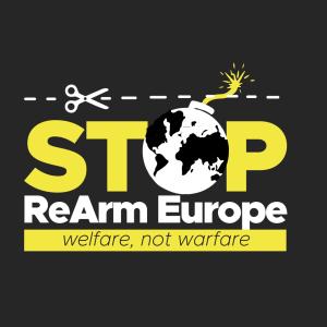 Iniziative pacifiste elbane durante la settimana europea &quot;Stop ReArm Europe&quot;