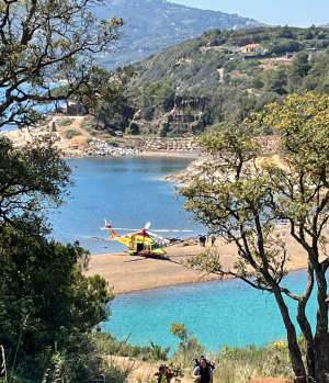 Un ciclista cade da 10 metri a Terranera, trasferito con Pegaso a Cisanello