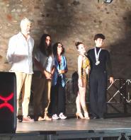 I ballerini elbani Cosmin Cotruta e Giulia Bernardeschi premiati dal Comune di Piombino