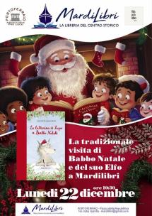 La tradizionale visita di Babbo Natale ed il suo elfo a MardiLibri