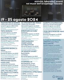 Continua l'estate elbana dei musei e della cultura - Programma eventi  dal 19 al 25 Agosto