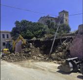Pianosa: Crollo del muro presso Casa dell’Agronomo: Parco al lavoro per la messa in sicurezza