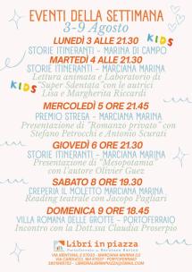 Gli appuntamenti della settimana con la Libreria Libri in Piazza