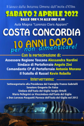 A distanza di 10 anni dal disastro della Costa Concordia, un incontro con gli studenti del Foresi