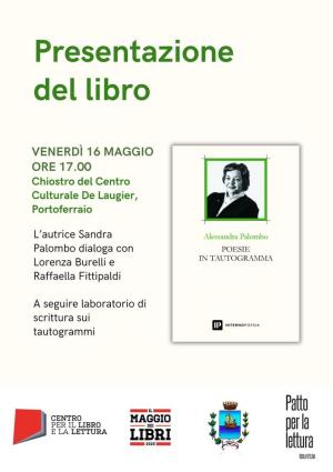 Maggio dei Libri - Alla De Laugier la presentazione del libro “Poesie in tautogramma” di Alessandra Palombo