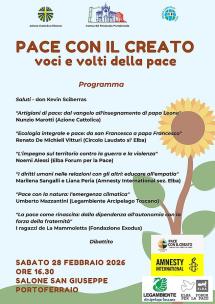 Iniziativa con le voci e i volti della pace il 28 febbraio nel salone San Giuseppe