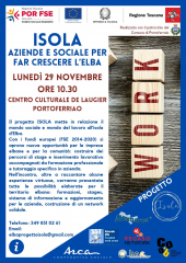 Progetto I.SO.LA. - incontro ASL, Terzo Settore e aziende locali per costruire nuove opportunità per l’Elba