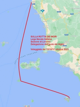Veleggiata competitiva “Sulla Rotta dei Mori” da Livorno all'isola del Giglio