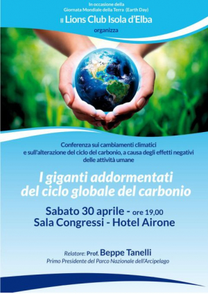 Cambiamenti climatici, il 30 aprile la conferenza del Lions Club con il Prof. Tanelli