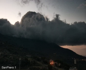Nube convettiva e l'importanza idrica del Monte Capanne