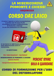 A Pomonte un corso di formazione per l'uso del defibrillatore