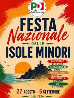 Festa Nazionale delle Isole Minori del Partito Democratico