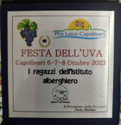 Il contributo dei ragazzi dell'Alberghiero ad una riuscita Festa dell'Uva capoliverese