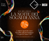 Il 22 marzo "La notte dei sogni di Anna" al Decò