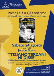 "Tiziano Terzani mi disse", stasera a MardiLibri la presentazione del libro di Jacopo Storni