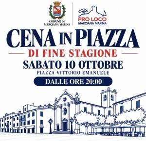 Cena in Piazza a Marciana Marina