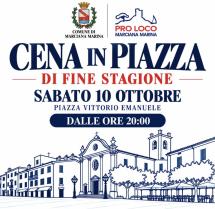 Cena in Piazza a Marciana Marina