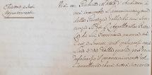 Amministrazione giustizia a Portoferraio. Relazione di Vincenzo degli Alberti ed sistema tariffario da pagare gli atti delle cause