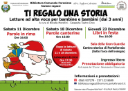 Il 18 dicembre prossimo appuntamento con le letture ad alta voce per bambini