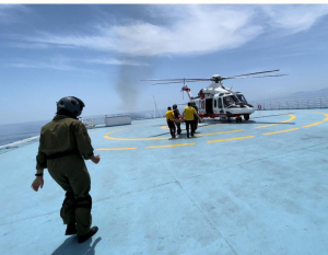 Infortunio a bordo di Corsica Ferries al largo di Montecristo, interviene l&#039;elicottero della Guardia Costiera