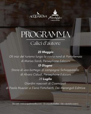 Stasera il primo appuntamento con "Calici d'Autore"