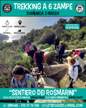 "Trekking a 6 zampe" lungo il Sentiero dei Rosmarini