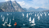 I velisti del Club del Mare all'Europa Cup classe ILCA sul lago di Garda