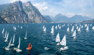 I velisti del Club del Mare all'Europa Cup classe ILCA sul lago di Garda