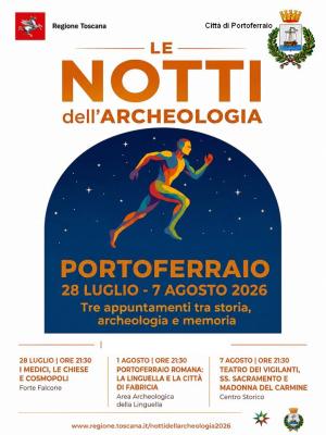 Terzo e ultimo appuntamento con le Notti dell’Archeologia a Portoferraio