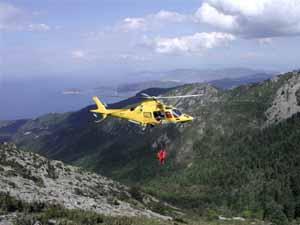 Elisoccorso sul massiccio del Capanne