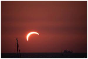 Eclissi di Sole, lo spettacolo visto dall’Elba