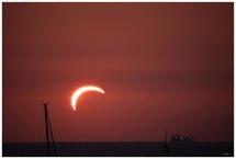 Eclissi di Sole, lo spettacolo visto dall’Elba
