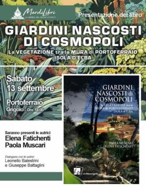 Stasera al Grigolo la presentazione di &#039;Giardini Nascosti di Cosmopoli&#039;