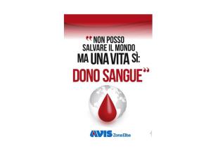 AVIS ELBA, un ottimo risultato superate le mille donazioni in un anno