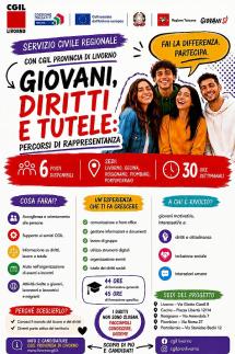 Servizio civile in CGIL, un posto disponibile anche a Portoferraio