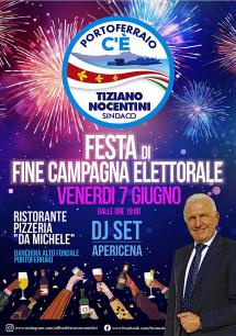 Festa di fine Campagna Elettorale con la lista civica “Portoferraio c’è”