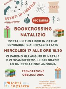 Bookcrossing natalizio alla libreria Libri in piazza