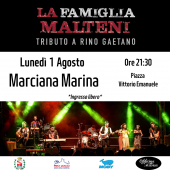 A Marciana Marina il tributo a Rino Gaetano de La Famiglia Malteni