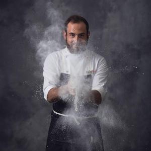 Lo chef Lapo Magni al Ristorante Bologna