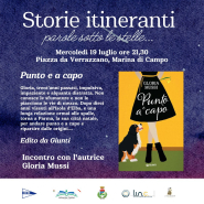 Stasera a Campo la presentazione di "Punto e a capo" con l'autrice Gloria Mussi
