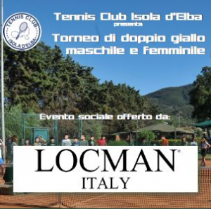 Torneo doppio giallo LOCMAN ITALY al Tennis Club Isola d&#039;Elba, i vincitori