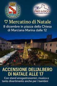 Marciana Marina celebra l’8 dicembre con il tradizionale Mercatino di Natale e l’accensione dell&#039;Albero