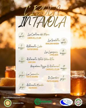 Al via la nona edizione de L’isola in Tavola: un percorso di gusto alla scoperta del miele elbano